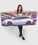 Ford Focus RS 2016 Garage Flag - Hardtuned
