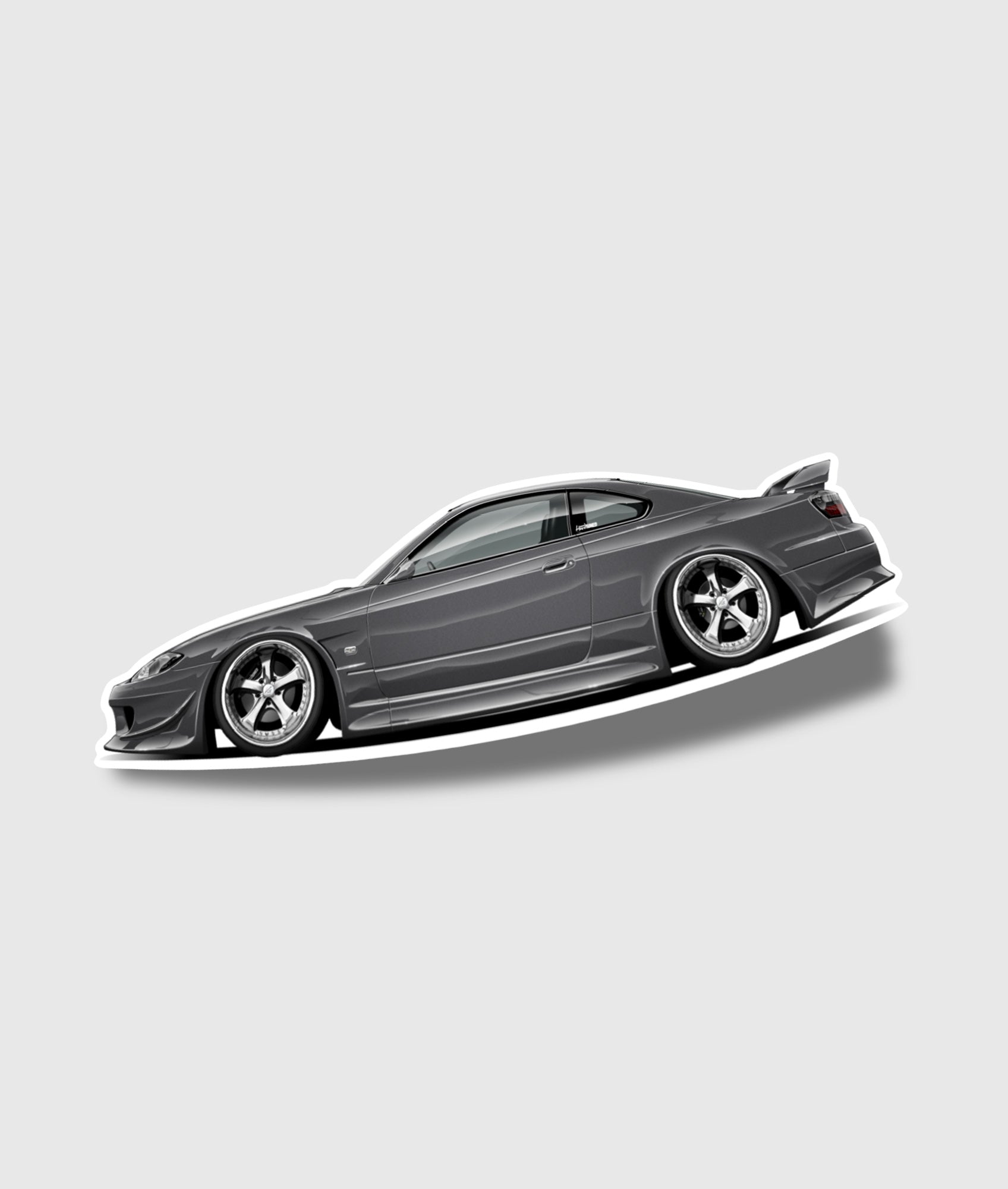 Nissan S15 Sticker - Gun Metal – Hardtuned