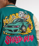 Shred Til Ya Dead Varsity Jacket