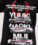 Womens World Time Attack Team Hoodie - Black