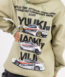 Womens World Time Attack Team Hoodie - Eucalyptus