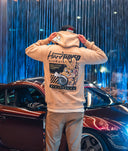 Turbo Bunny Hoodie - Tan