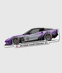 Jayden Martorana C6 Corvette Vinyl Sticker