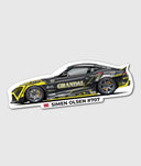 Simen Olsen Toyota Supra MKV Vinyl Sticker