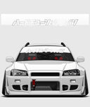 Hardtuned Kanji Window Banner - Keyline