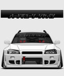 Hardtuned Kanji Window Banner - Solid