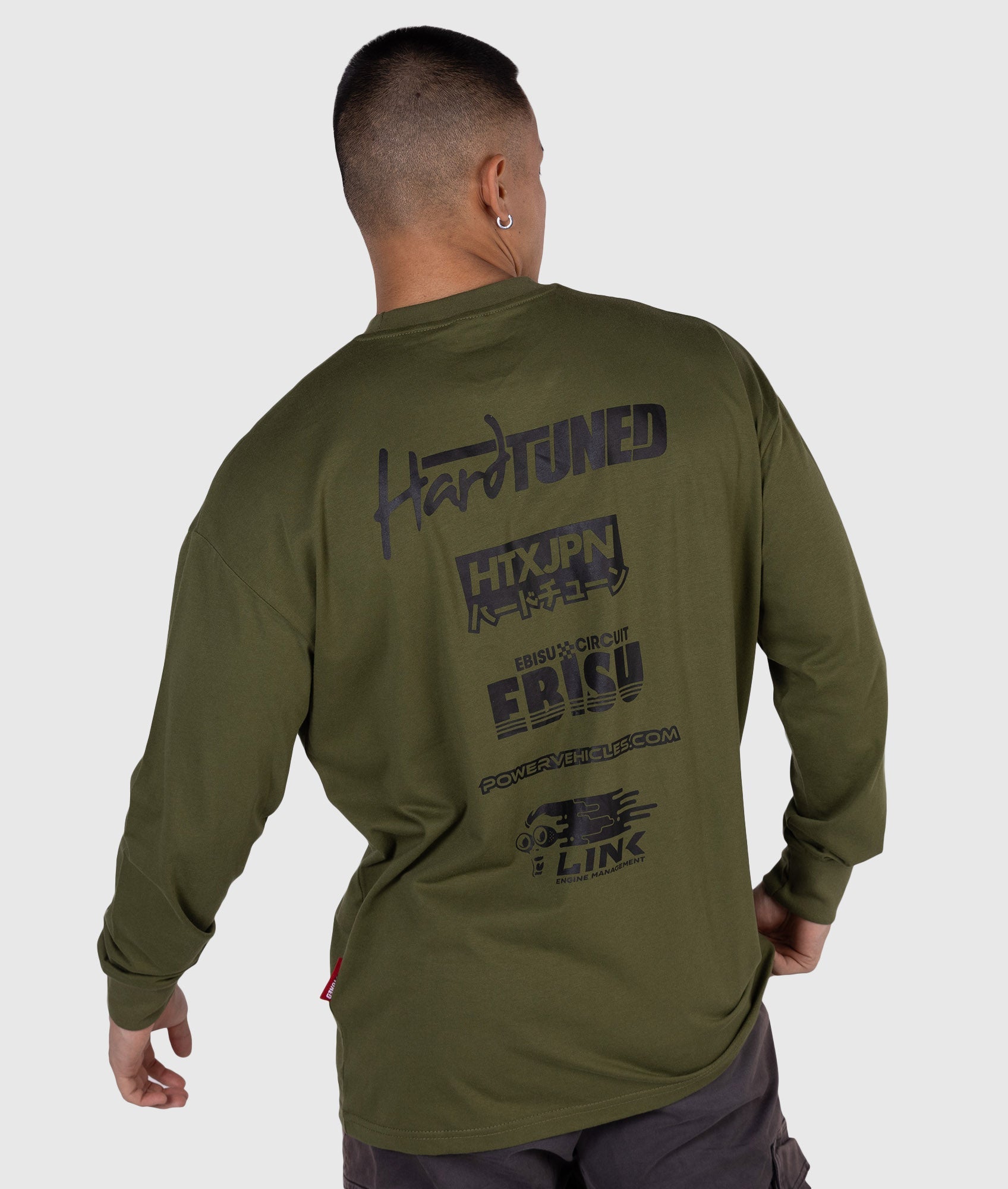 Drift Matsuri Track Tee - Khaki - Hardtuned