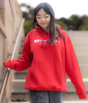 Hardtuned Essential Womens Hoodie - Red - Hardtuned