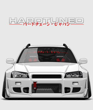 Hardtuned Keyline Window Banner - Hardtuned