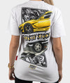 Mazda RX7 Never Stay Stock Womens Tee - Hardtuned