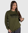 Womens Drift Matsuri Track Tee - Khaki - Hardtuned