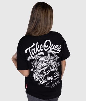 Womens Takeover Bowling Club Tee - Hardtuned