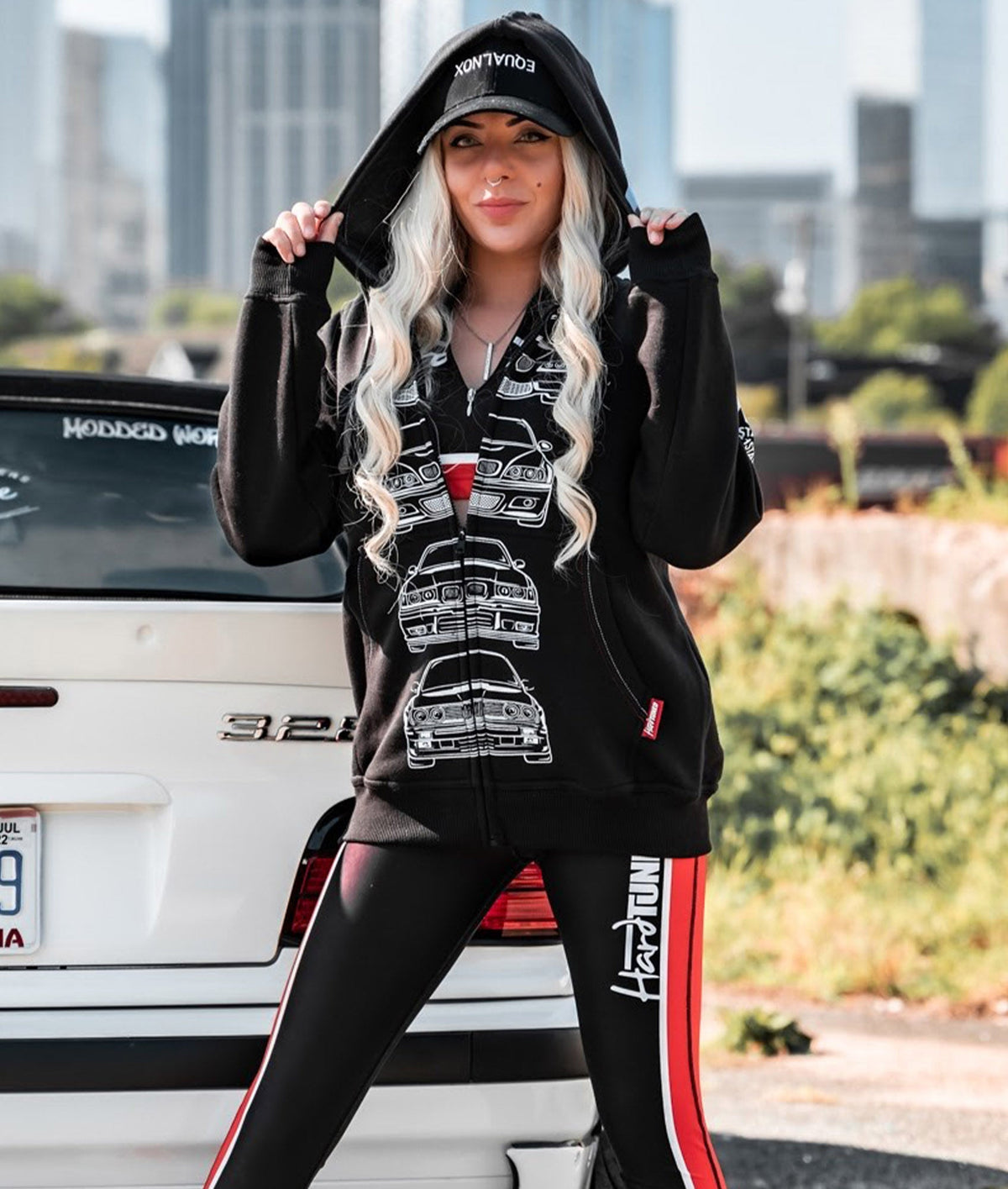 BMW M3 E92 E46 E36 E30 POWER Womens Hoodie