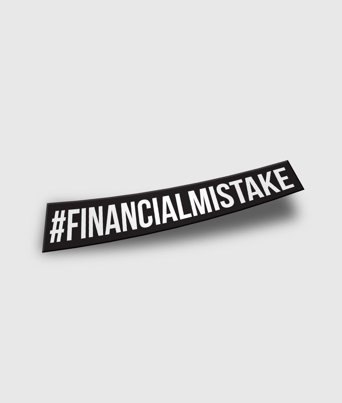 Ethic Mistakes Sticker Financial Mistake Sticker - Hardtuned
