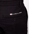 HardTuned Grid Cuffed Chinos - Black - Hardtuned