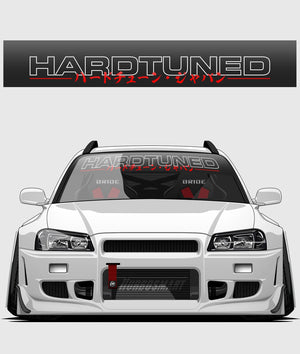 Hardtuned Keyline Window Banner - Hardtuned