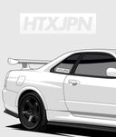 HTXJPN Classic Vinyl Sticker - Hardtuned