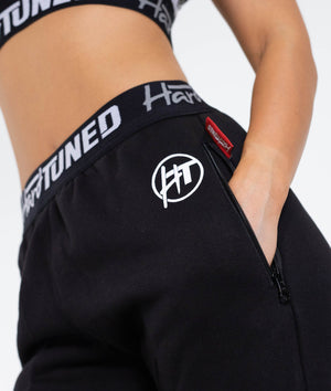 Ladies Power Over Trackies - Black - Hardtuned