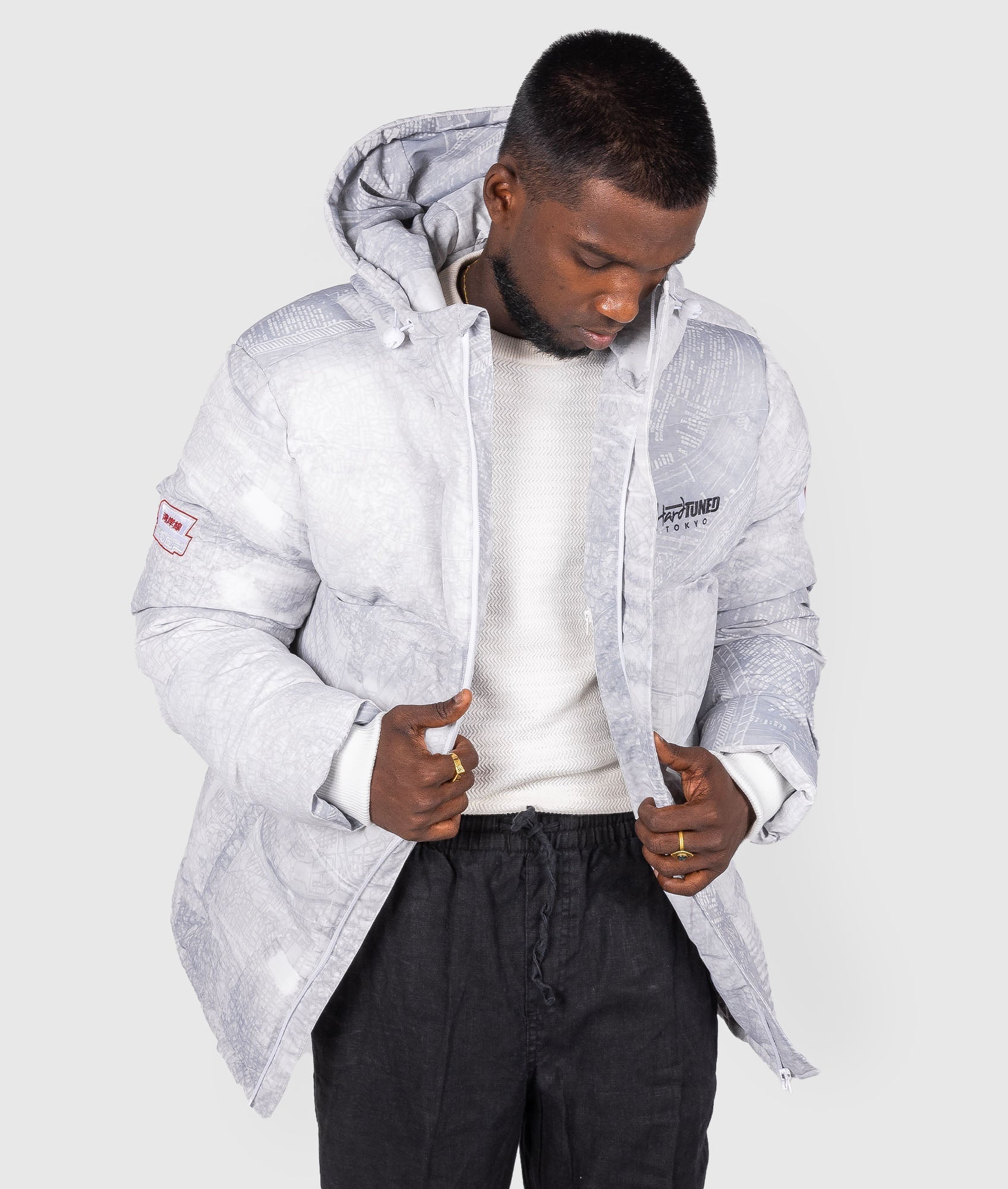 All white puffer jacket mens online