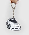 Nissan 180SX Rubber Key Ring - Hardtuned