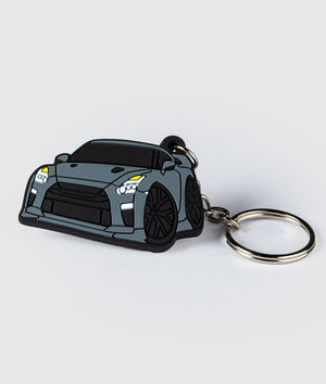 Nissan Skyline R35 GTR Rubber Key Ring - Hardtuned