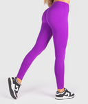 Sakura Seamless Leggings - Grape - Hardtuned