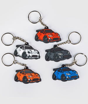 Toyota 86/BRZ Rubber Key Ring - Hardtuned