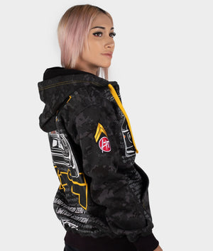 Toyota Supra MKIV Camo Womens Hoodie - Hardtuned