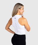 Trackside Sports Vest - White - Hardtuned
