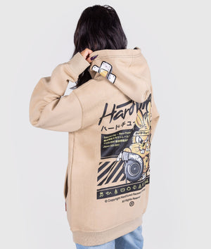 Women's Brown Bunny Hoodie - Hardtuned